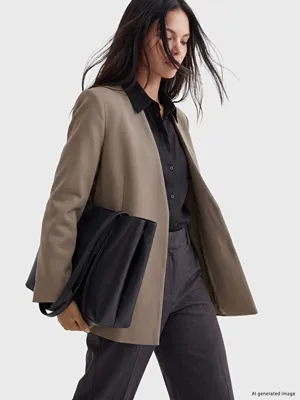 LCW Modest Oversize Kadın Ceket