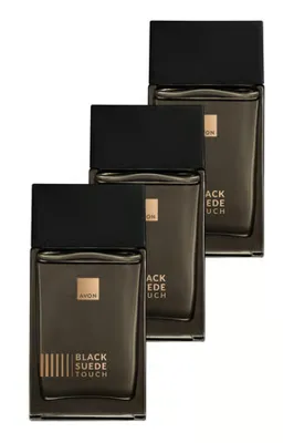 BLACK Suede Touch Erkek Parfüm Edt 100 Ml. Üçlü Paket