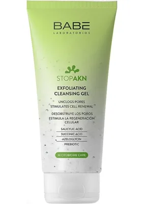Babe Laboratorios Stop Akn Exfoliating Cleansing Gel 200ml - Peeling Etkili Temizleme Jeli