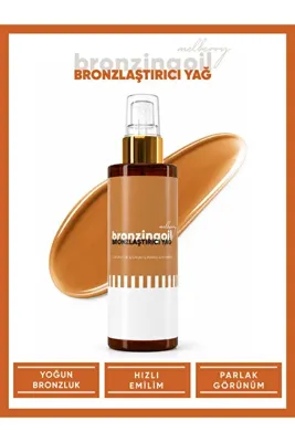 Melberry Bronzlaştırıcı Yağ - Yoğun Bronzluk - Hızlı Emilim - Parlak Görünüm - Bronzing Oil - Coconut Oil - Cacao - Mango - Vitamin E