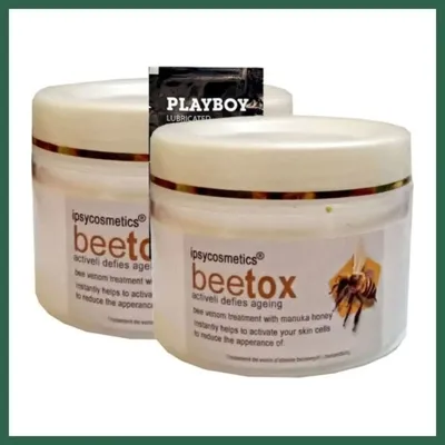 Bezos Süper Ipsycosmetics Beetox Arı Özü Kremi 100 ml x 2 Adet + Jel Mgc