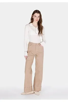 Colins 970 Berry Regular Fit Kadın Mavi Jean Pantolon