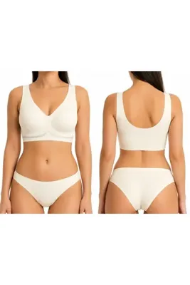 BEST BRA LİNGERİE Best Bra Lazer 85 Dikişsiz Fitilli Lazer Kesim Balensiz Konfor Sütyen Bralette