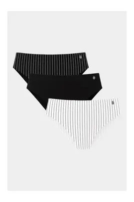 Kom Stripe 3'lü Külot