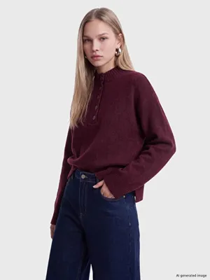 LCW Vision Oversize Kadın Triko Kazak