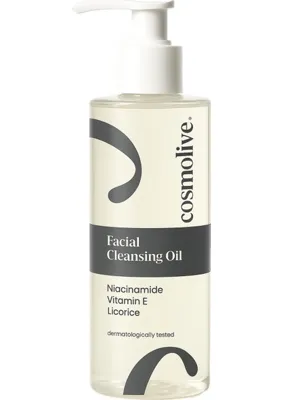 Cosmolive Yağ Bazlı Yüz Temizleyici 390 ml | Gözenek Sıkılaştırıcı | Niacinamide & Nemlendirici