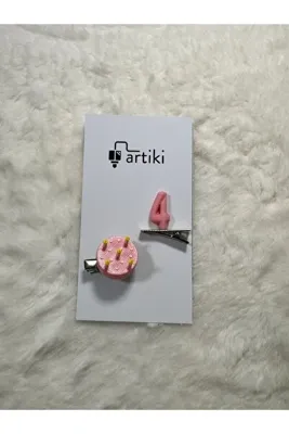 artiki Doğum Günü Pastası ve 4 yaş Toka