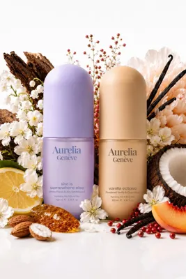 Aurelia Genève Hour Duo - Beyaz Çiçekler ve Taze Sandal Ağacı & Pudramsı Vanilya ve Taze Misk Kokulu Saç & Vücut Mi