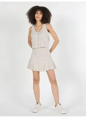 Colins Mini   Kadın Bej Etek Cl1059359