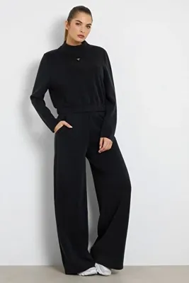 Guess Kadın Normal Bel Wide Leg Jean Pantolon