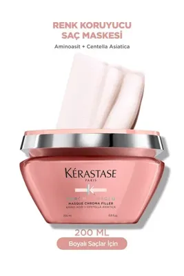 Kerastase Boyalı Saçlarda Işıltı Patlaması – Kérastase Chroma Absolu Maske 200 ml /HairBosshop
