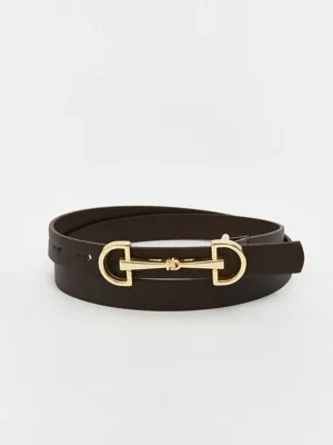 LCW ACCESSORIES Deri Görünümlü Kadın Kemer