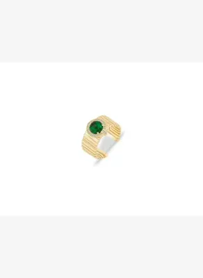 Ema Jewellery Yeşil Taşlı Carmenta Yüzük