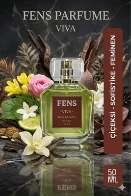 Fs Fens Vıva Kadın Parfüm EDP 50 ml – Çiçeksi, Sofistike, Feminen, Bergamot, Ylang Ylang, Orkide, Vanilya, Siyah Erik, Hindistan Cevizi, Tarçın, Siyah Trüf