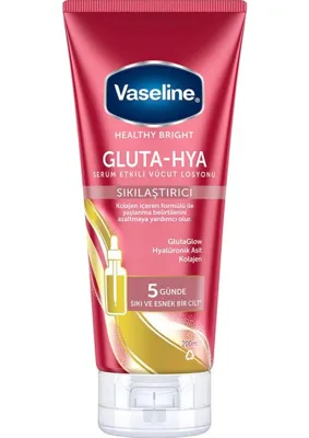 Vaseline Gluta-Hya Serum Etkili Vücut Losyonu, Sıkılaştırıcı, 200 Mililitre