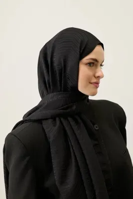 Modakaşmir Zikzak Desen İpeksi Jakar Şal