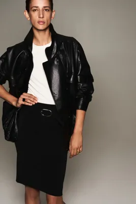 H&M Kemerli Kalem Etek