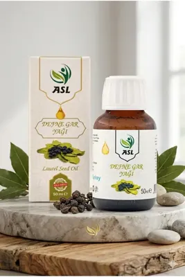 Genel Markalar %100 Doğal Defne Gar Yağı 50 ml – Besleyici Saç & Cilt Bakım Yağı, Vücut Masaj Yağı