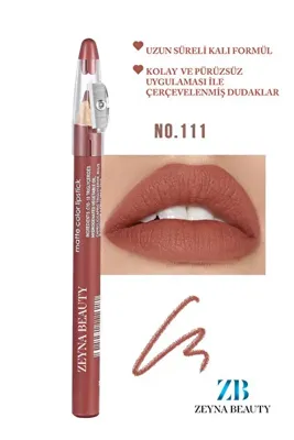 Zeyna Beauty Jumbo Dudak Kalemi Suya Dayanıklı -Matte Jumbo Lipliner Waterproof