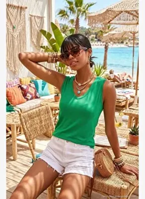 Lela Kalın Askılı V Yaka Bluz Kadın BLUZ 5864384