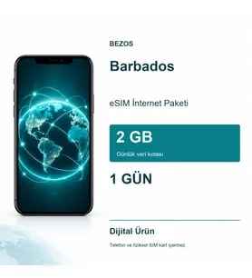 Northcity Portekiz eSIM İnternet Paketi Günlük 2 GB 1 Gün