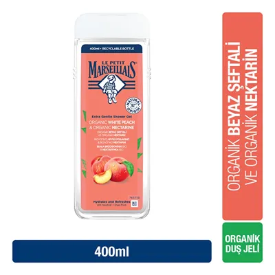 le petit marseillais Duş Jeli Beyaz Şeftali ve Nektarin 650 ml
