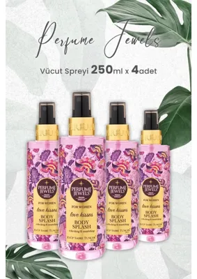 Eyüp Sabri Tuncer Pj Body Splash Love Kisses 250 ml x 4 Adet