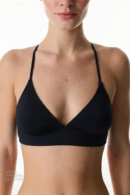 Penti Siyah Bralet Bikini Üstü