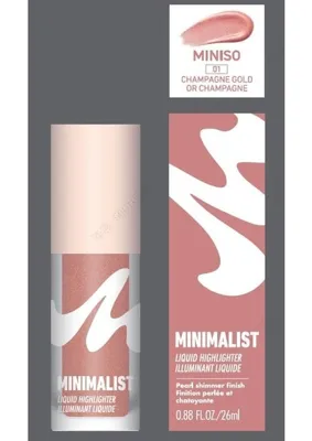 Minimalist Serisi Likit Aydınlatıcı (01 Şampanya Sarısı)