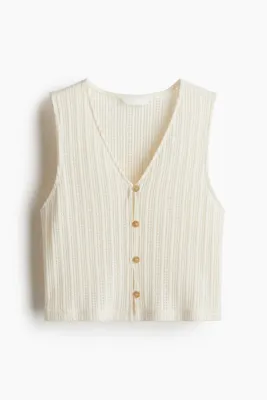 H&M Tekstüre Jarse Yelek