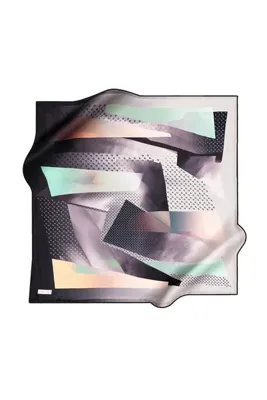 Pierre Cardin Geometrik Desenli Pierre Cardin Crepe Saten Eşarp