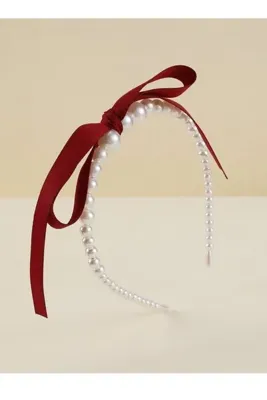 Diloshtrend Design Kadın İnci Taç Fiyon Taç