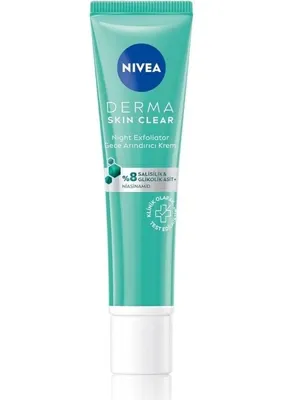 MATMEL Nıvea Derma Skin Clear Night Exfoliator Gece Arındırıcı Krem 40ML