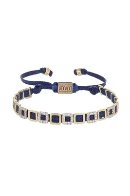 Juju Bronz Mini Square Bracelet With Stones