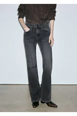 MANGO Woman Orta bel flared jean
