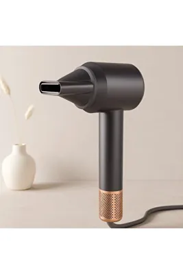 ulupazarlama 1500W BLDC Turbo Saç Kurutma Makinesi - 3 Hız, 4 Isı Ayarı (Gri)