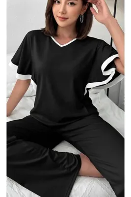 PEMBİŞ HOMEWEAR Special Serisi Pamuk Süprem Özel Tasarım Pijama Takımı