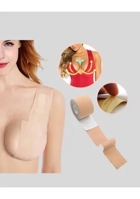 Uravas Store Uraselect Askısız Görünmez Göğüs Bandı – Dekolteli Kıyafetler Için Destekleyici Bant
