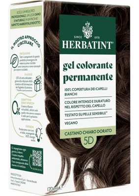 herbatint Saç Boyası 5D Chatain Clair Dore - Light Golden Chestnut 170 ml