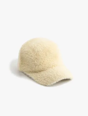 Koton Peluş Kep Şapka