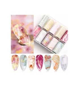 ellea nail MERMER DESENLİ FOLYO SETİ