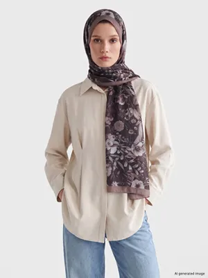LCW ACCESSORIES Çiçek Desenli Kadın Şal