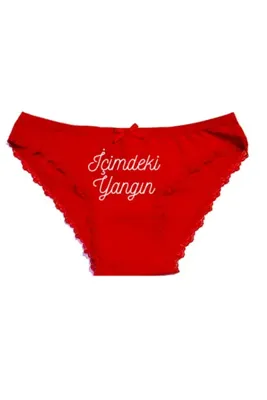 BoxerMasters Yangın Baskılı Kadın Külot