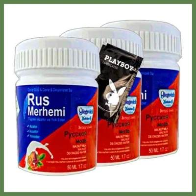 Bezos Rus Merhemi Glegnid Blue Tüy Kremi Rus Merhemi 3 Adet X 50 Ml + Yanında Jel Ventra