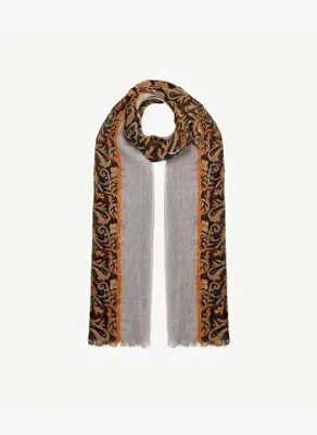Yargıcı Paisley Desenli Şal