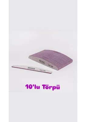 QNAİL PROFESSİONAL 10 Adet Profesyonel Kağıt Törpü 100/180