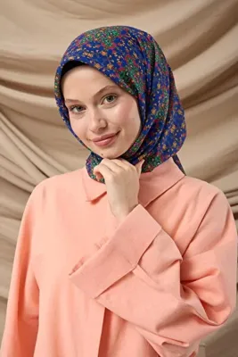 Silk Home Mozaik Desen Soft Pamuk Eşarp