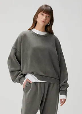 Acne Studios Koyu Gri Sweatshirt