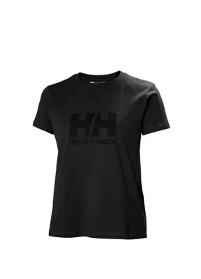 Helly Hansen W HH Logo 3.0 Black Kısa Kollu Kadın T-Shirt