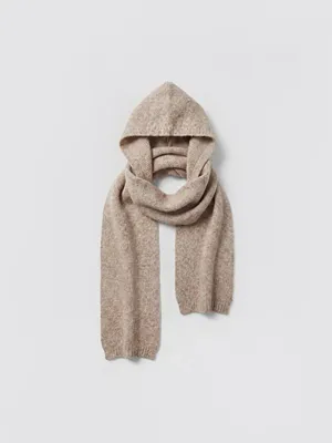 LCW ACCESSORIES Kadın Triko Kapüşonlu Atkı